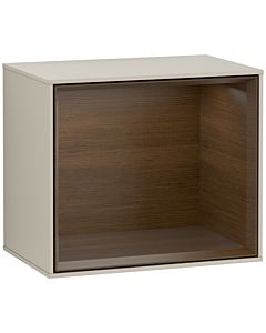Villeroy und Boch module d&#39; Finion F580GNHH 41.8x35.6x27cm, étagère Walnut Veneer , Sand Matt Lacquer