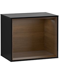 Villeroy und Boch module d&#39; Finion F580GNPH 41.8x35.6x27cm, étagère Walnut Veneer , Glossy Black Lacquer