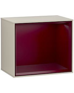 Villeroy und Boch Finion Regalmodul F580HBHH 41,8x35,6x27cm, Regal Peony Matt, Sand Matt Lacquer