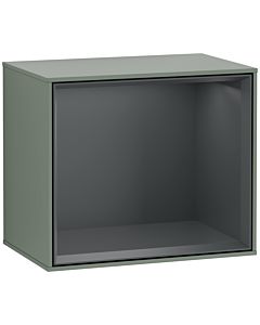 Villeroy und Boch Finion module F580HGGM 41.8x35.6x27cm, shelf Midnight Blue , Olive Matt Lacquer