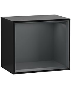 Villeroy und Boch module d&#39; Finion F580HGPH 41.8x35.6x27cm, étagère Midnight Blue , Glossy Black Lacquer