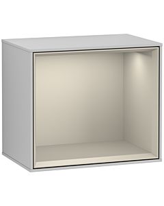 Villeroy und Boch module d&#39; Finion F580HHGJ 41.8x35.6x27cm, étagère Sand mat, gris clair mat