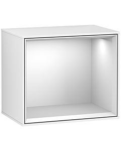 Villeroy und Boch Finion Regalmodul F580MTGF 41,8x35,6x27cm, Regal White Matt, Glossy white lacquer
