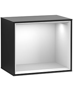 Villeroy und Boch Finion module F580MTPD 41.8x35.6x27cm, shelf White Matt , black matt lacquer