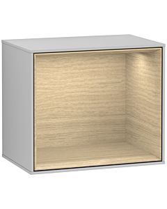 Villeroy und Boch Finion Regalmodul F580PCGJ 41,8x35,6x27cm, Regal Oak Veneer, Light grey matt