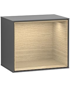 Villeroy und Boch module d&#39; Finion F580PCGK 41.8x35.6x27cm, étagère Oak Veneer , anthracite mat