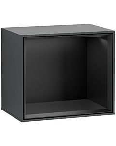 Villeroy und Boch Finion module F580PDHG 41.8x35.6x27cm, shelf Black Matt, Midnight Blue Matt Lacquer