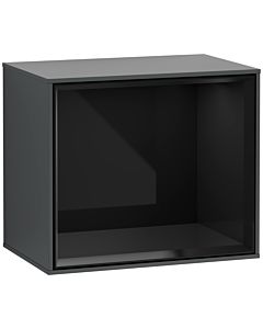 Villeroy und Boch Finion module F580PHHG 41.8x35.6x27cm, shelf Glossy Black, Midnight Blue Matt Lacquer