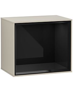 Villeroy und Boch module d&#39; Finion F580PHHH 41.8x35.6x27cm, étagère Glossy Black, Sand Matt Lacquer