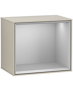 Villeroy und Boch Finion Regalmodul F590GJHH 41,8x35,6x27cm, Ladestation, Regal Light Grey, Sand Matt Lacquer