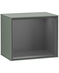Villeroy und Boch module d&#39; Finion F590GKGM 41.8x35.6x27cm, station de charge, étagère Antracite Matt, Olive Matt Lacquer