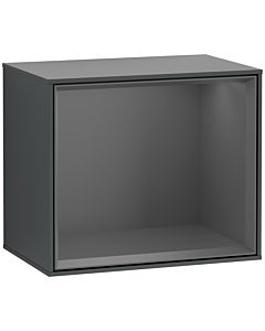 Villeroy und Boch module d&#39; Finion F590GKHG 41.8x35.6x27cm, station de charge, étagère Antracite Matt, Midnight Blue Matt Lacquer