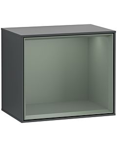 Villeroy und Boch module d&#39; Finion F590GMHG 41.8x35.6x27cm, station de charge, étagère Olive Matt, Midnight Blue Matt Lacquer