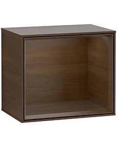 Villeroy und Boch Finion Regalmodul F590GNGN 41,8x35,6x27cm, Ladestation, Regal Walnut Veneer, Walnut veneer