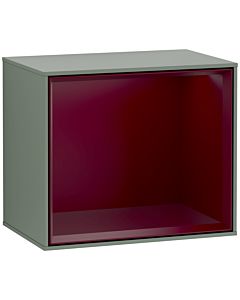 Villeroy und Boch Finion Regalmodul F590HBGM 41,8x35,6x27cm, Ladestation, Regal Peony Matt, Olive Matt Lacquer