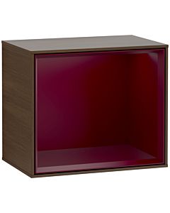 Villeroy und Boch module Finion F590HBGN 41.8x35.6x27cm, station de charge, étagère Peony Matt , placage Peony Matt