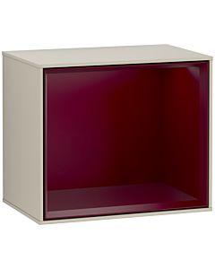 Villeroy und Boch Finion Regalmodul F590HBHH 41,8x35,6x27cm, Ladestation, Regal Peony Matt, Sand Matt Lacquer