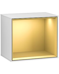 Villeroy und Boch Finion Regalmodul F590HFMT 41,8x35,6x27cm, Ladestation, Regal Gold Matt, White matt lacquer