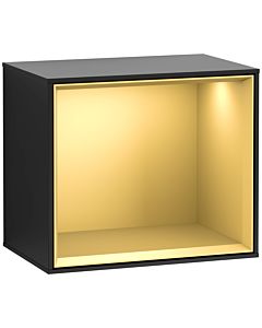 Villeroy und Boch module d&#39; Finion F590HFPD 41.8x35.6x27cm, station de charge, étagère or mat, laqué noir mat
