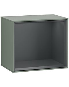 Villeroy und Boch Finion Regalmodul F590HGGM 41,8x35,6x27cm, Ladestation, Regal Midnight Blue, Olive Matt Lacquer