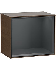 Villeroy und Boch Finion module F590HGGN 41.8x35.6x27cm, charging station, shelf Midnight Blue , Blue veneer