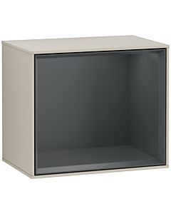 Villeroy und Boch Finion Regalmodul F590HGHH 41,8x35,6x27cm, Ladestation, Regal Midnight Blue, Sand Matt Lacquer