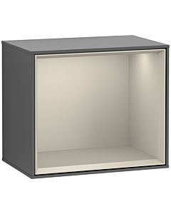 Villeroy und Boch module d&#39; Finion F590HHGK 41.8x35.6x27cm, station de charge, étagère Sand mat, anthracite mat