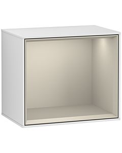 Villeroy und Boch Finion Regalmodul F590HHMT 41,8x35,6x27cm, Ladestation, Regal Sand Matt, White matt lacquer