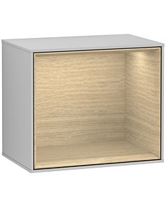 Villeroy und Boch Finion Regalmodul F590PCGJ 41,8x35,6x27cm, Ladestation, Regal Oak Veneer, Light grey matt