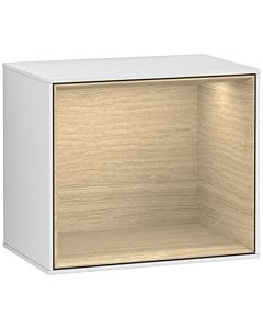 Villeroy und Boch Finion Regalmodul F590PCMT 41,8x35,6x27cm, Ladestation, Regal Oak Veneer, White matt lacquer