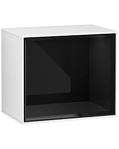 Villeroy und Boch Finion Regalmodul F590PHGF 41,8x35,6x27cm, Ladestation, Regal Glossy Black, Glossy white lacquer
