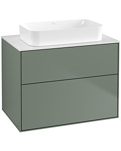 Villeroy und Boch Finion Villeroy und Boch Finion F63100GM 80x60.3x50.1mm, Glass White Matt , Olive Matt Lacquer