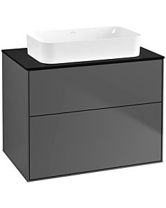 Villeroy und Boch Finion Villeroy und Boch Finion F63200GK 80x60.3x50.1mm, Glass Black Matt, Anthracite matt