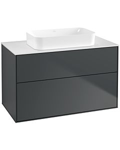 Villeroy und Boch Finion Villeroy und Boch Finion F64100HG 100x60.3x50.1mm, Glass White Matt , Midnight Blue Matt Lacquer