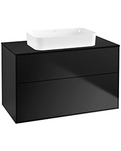Villeroy und Boch Finion Villeroy und Boch Finion F64200PD 100x60.3x50.1mm, Glass Black Matt, Black matt lacquer