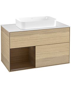 Villeroy und Boch Finion Villeroy und Boch Finion F651GNPC 100x60.3x50.1cm, shelf left Oak Veneer veneer, Oak Veneer