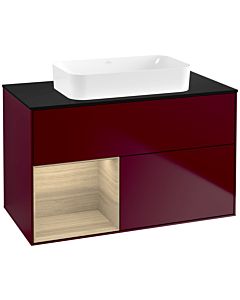 Villeroy und Boch Finion Villeroy und Boch Finion F652PCHB 100x60.3x50.1cm, shelf left Oak Veneer , Peony Matt
