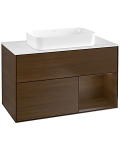 Villeroy und Boch Finion Villeroy und Boch Finion F661GNGN 100x60.3x50.1cm, shelf on the right Walnut veneer, Walnut veneer