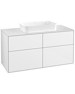 Villeroy und Boch Finion Villeroy und Boch F67100GF 120x60.3x50.1cm, Verre White Matt , Laque blanc brillant
