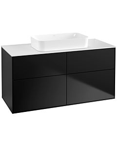 Villeroy und Boch Finion Villeroy und Boch Finion F67100PD 120x60.3x50.1cm, glass White Matt , black matt lacquer
