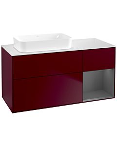Villeroy und Boch Finion Villeroy und Boch Finion F691GKHB 120x60.3x50.1cm, shelf on the right anthracite matt, Peony Matt