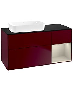 Villeroy und Boch Finion Villeroy und Boch F692HHHB 120x60.3x50.1cm, étagère à droite Sand matt, Peony Matt
