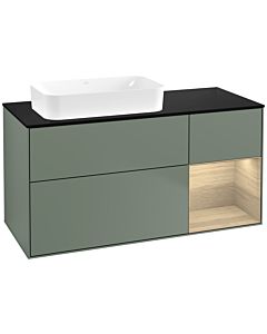 Villeroy und Boch Finion Villeroy und Boch Finion F692PCGM 120x60.3x50.1cm, shelf right Oak Veneer , Olive Matt Lacquer
