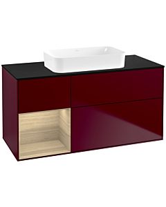 Villeroy und Boch Finion Villeroy und Boch Finion F702PCHB 120x60.3x50.1cm, shelf left Oak Veneer , Peony Matt