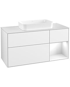 Villeroy und Boch Finion Villeroy und Boch Finion F711GFGF 120x60.3x50.1cm, shelf on the right Glossy white lacquer, Glossy white lacquer