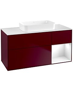 Villeroy und Boch Finion Villeroy und Boch Finion F711GFHB 120x60.3x50.1cm, shelf right Glossy white lacquer, Peony Matt