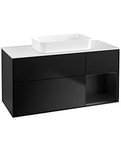 Villeroy und Boch Finion Villeroy und Boch Finion F711PDPD 120x60.3x50.1cm, shelf on the right Black matt lacquer, Black matt lacquer
