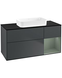 Villeroy und Boch Finion Villeroy und Boch Finion F712GMHG 120x60.3x50.1cm, shelf right Olive Matt Lacquer , midnight Blue Matt Lacquer