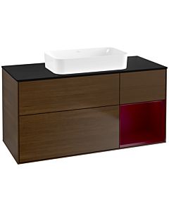 Villeroy und Boch Finion Villeroy und Boch F712HBGN 120x60.3x50.1cm, étagère à droite Peony , placage Peony