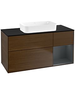 Villeroy und Boch Finion Villeroy und Boch Finion F712HGGN 120x60.3x50.1cm, shelf on the right Midnight Blue Matt Lacquer , Blue Matt Lacquer veneer